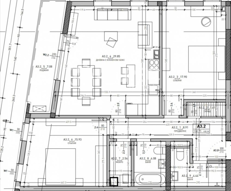 Продава 3-СТАЕН, гр. София, Овча купел, снимка 3 - Aпартаменти - 46991845