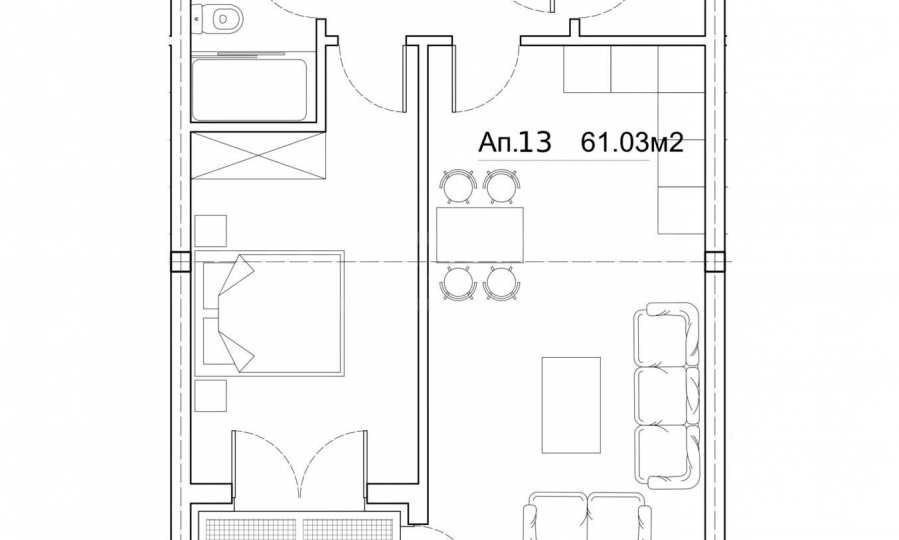 Продава 2-СТАЕН, гр. София, Орландовци, снимка 2 - Апартаменти - 55903389