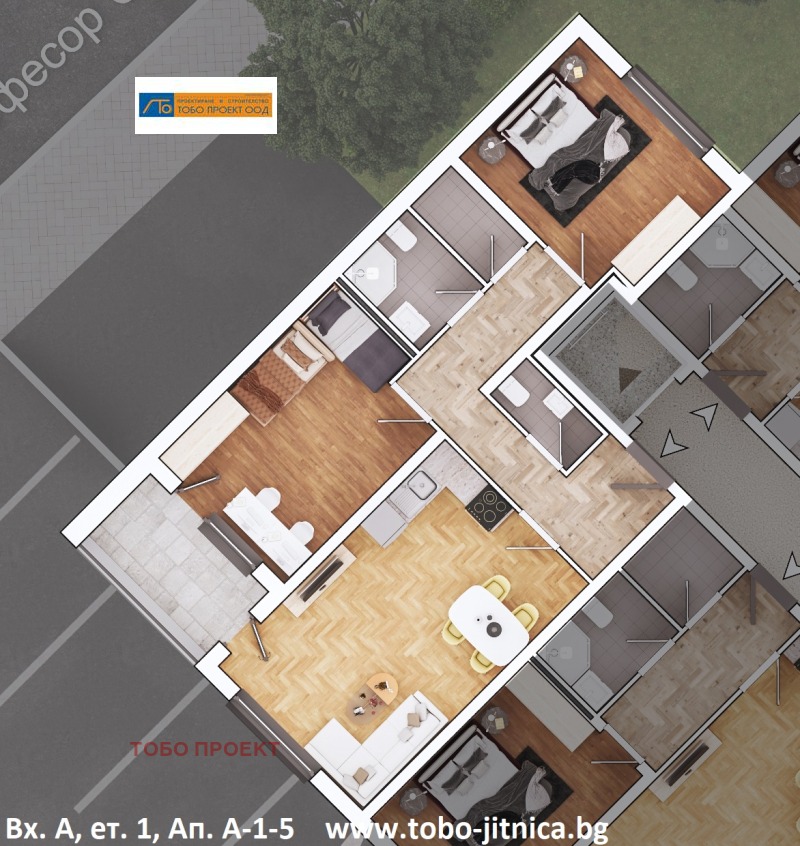 Продава 3-СТАЕН в град София, Овча купел - 124 кв.м / 249 929 € » 488 818.64 лв., ТОБО ПРОЕКТ