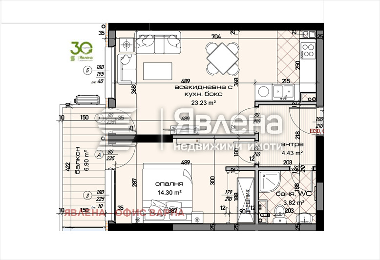 Продава 2-СТАЕН, гр. Варна, Младост 2, снимка 2 - Aпартаменти - 49578869