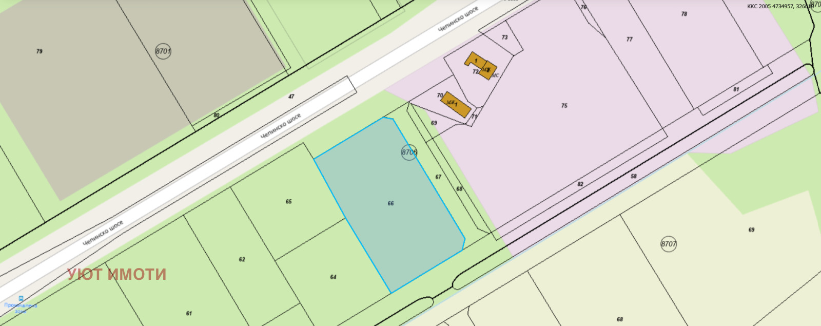 Продава ПАРЦЕЛ, гр. София, Кремиковци, снимка 2 - Парцели - 53929365