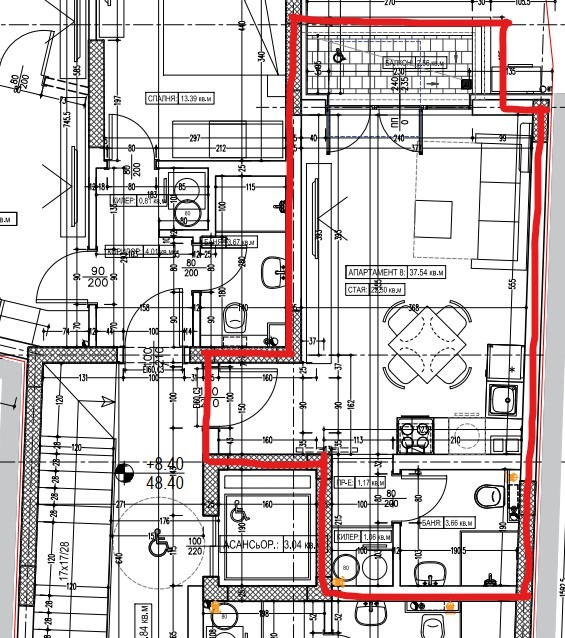 Продава 1-СТАЕН, гр. Варна, Колхозен пазар, снимка 5 - Апартаменти - 53870726