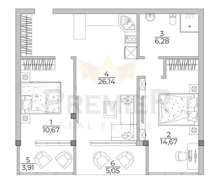 Продава  3-стаен град Варна , м-т Ален мак , 93 кв.м | 85466187 - изображение [4]