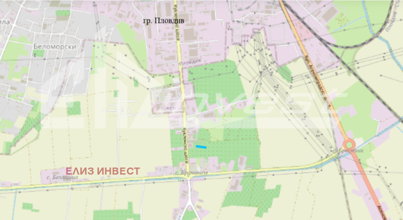 Продава  Парцел град Пловдив , Индустриална зона - Юг , 2500 кв.м | 12266174 - изображение [3]