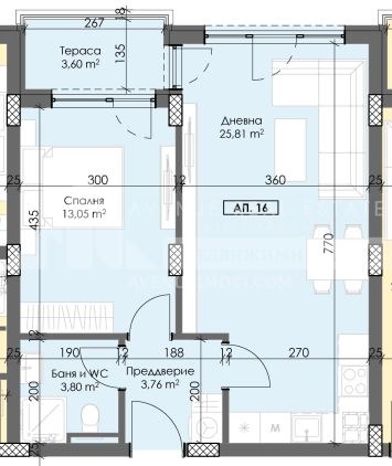 Til salg  1 soveværelse Plovdiv , Trakiya , 71 kvm | 45487221 - billede [2]