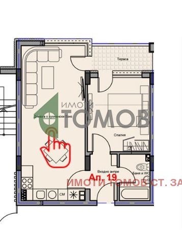 Продава 2-СТАЕН, гр. Стара Загора, Аязмото, снимка 5 - Апартаменти - 52572697