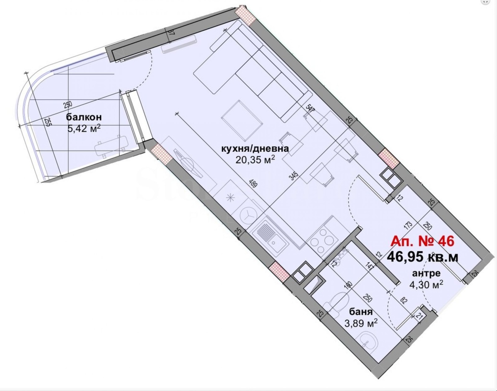 Продава 1-СТАЕН, гр. Приморско, област Бургас, снимка 2 - Апартаменти - 55897800