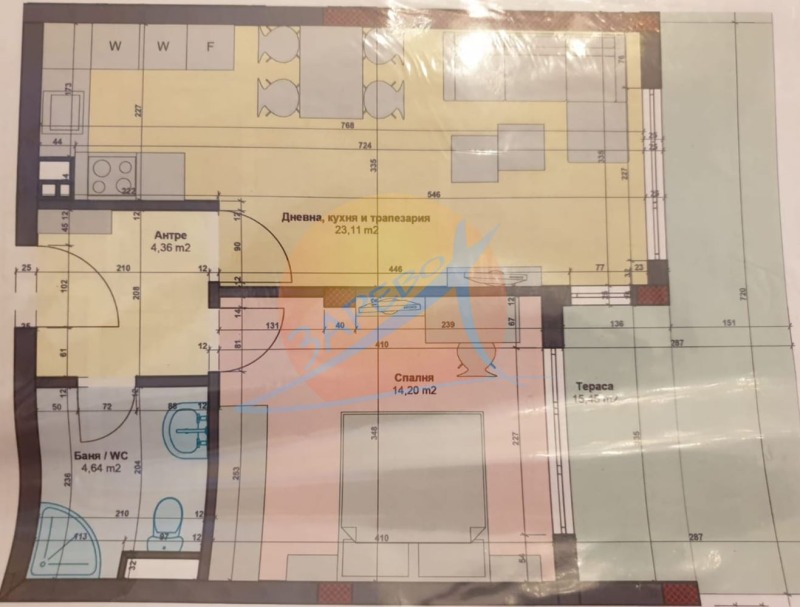 Продава 2-СТАЕН, гр. Бургас, Сарафово, снимка 4 - Апартаменти - 51891102