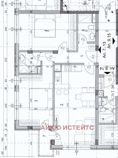 Продава 3-СТАЕН, гр. София, Кръстова вада, снимка 7 - Aпартаменти - 46784857