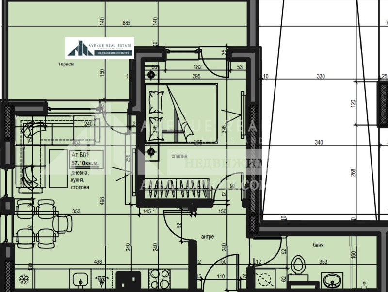 Te koop  1 slaapkamer Plovdiv , Christo Smirnenski , 85 m² | 64837165 - afbeelding [2]