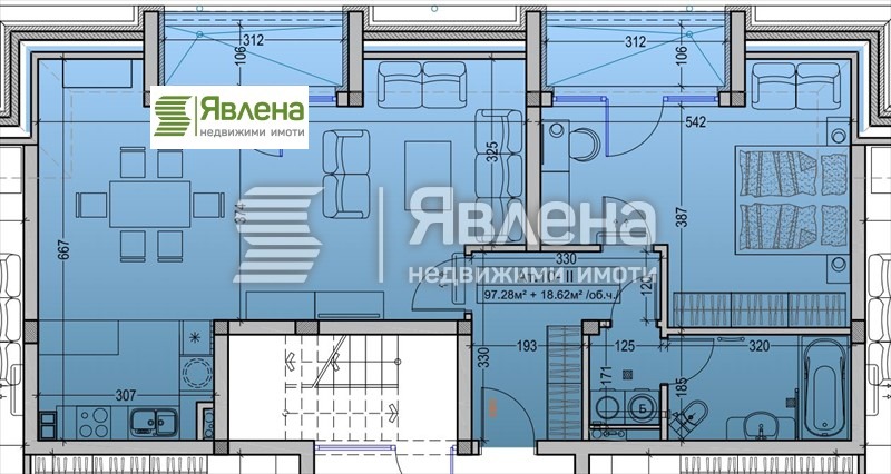 Προς πώληση  1 υπνοδωμάτιο Σοφηια , Δραγαλεβτση , 116 τ.μ | 79036968 - εικόνα [9]