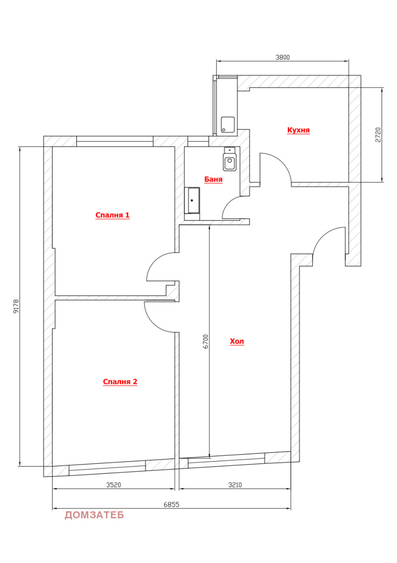 In vendita  2 camere da letto Sofia , Tsentar , 80 mq | 52246234 - Immagine [17]