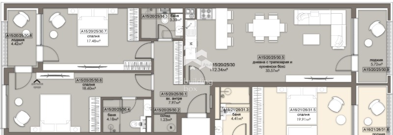 Продава  3-стаен град София , Люлин 5 , 128 кв.м | 53048431 - изображение [2]