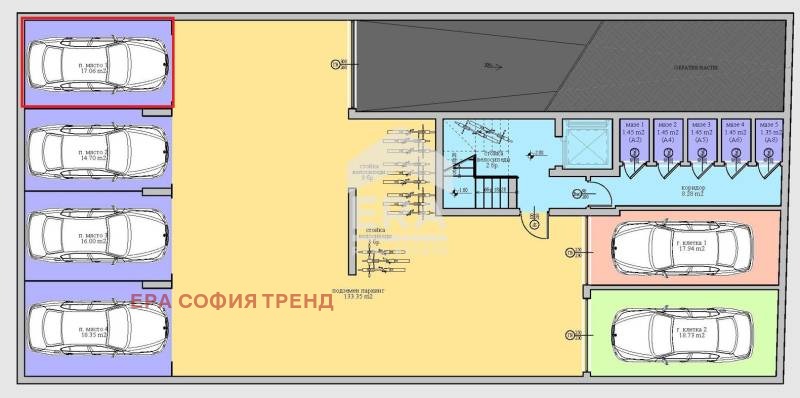 Satılık  Гараж, Паркомясто Sofia , Nadejda 4 , 17 metrekare | 66091134