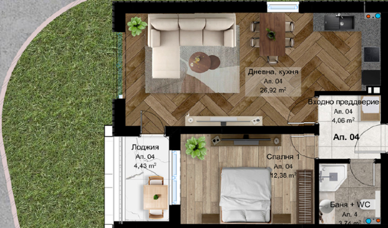 Продава  2-стаен град Стара Загора , Аязмото , 77 кв.м | 50702665 - изображение [2]