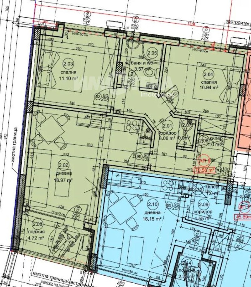Na prodej  2 ložnice Varna , Pogrebi , 85 m2 | 23340572 - obraz [7]
