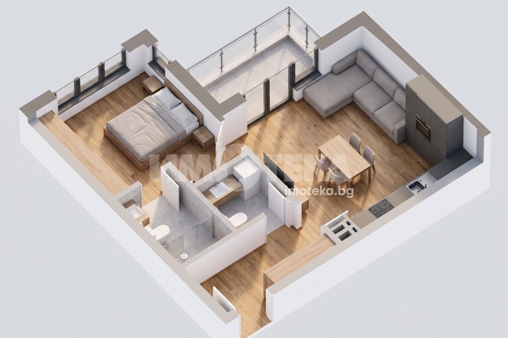 Продава  2-стаен град Варна , к.к. Св.Св. Константин и Елена , 72 кв.м | 23194703
