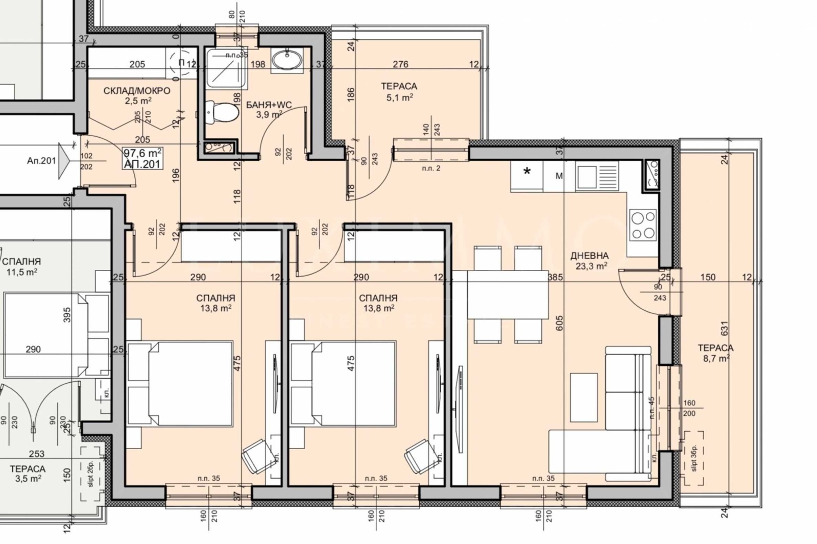 Продава 3-СТАЕН, с. Синеморец, област Бургас, снимка 2 - Апартаменти - 55583579