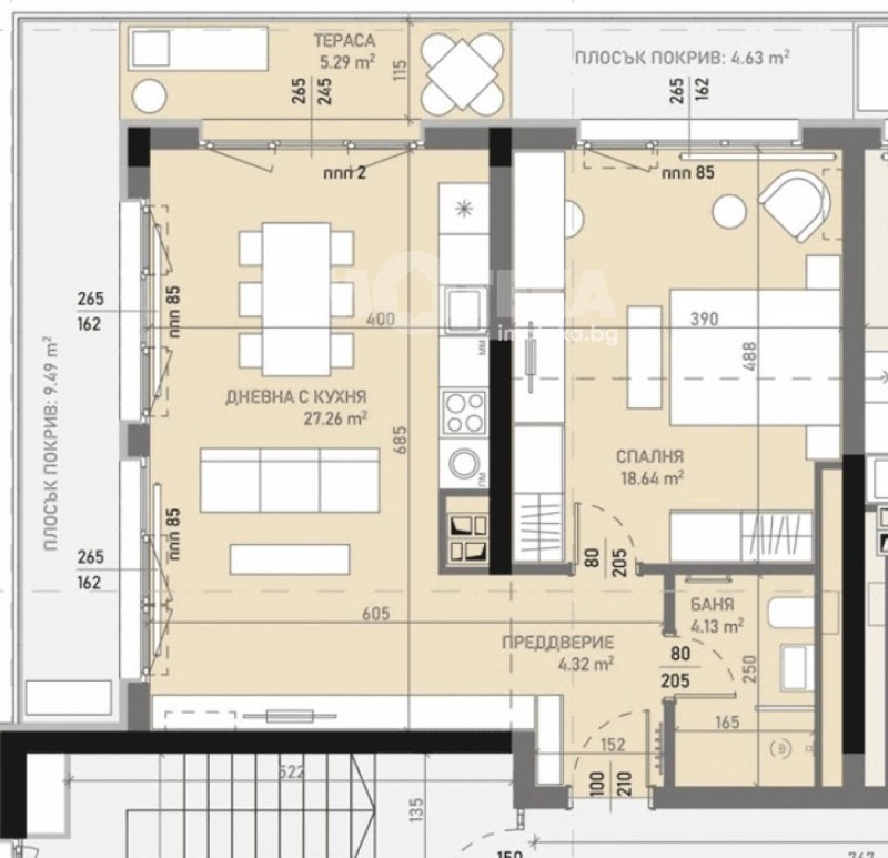 En venta  1 dormitorio Sofia , Banishora , 83 metros cuadrados | 72473783 - imagen [4]