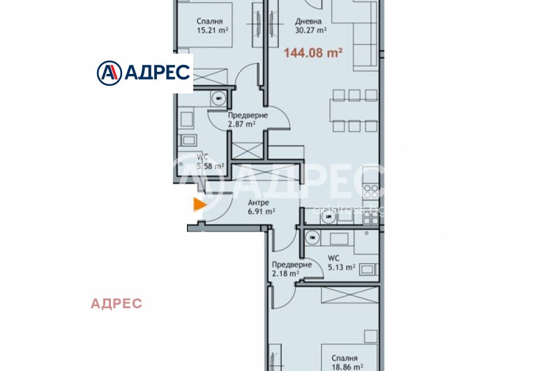 Продава 3-СТАЕН, гр. Варна, к.к. Чайка, снимка 4 - Апартаменти - 53537036