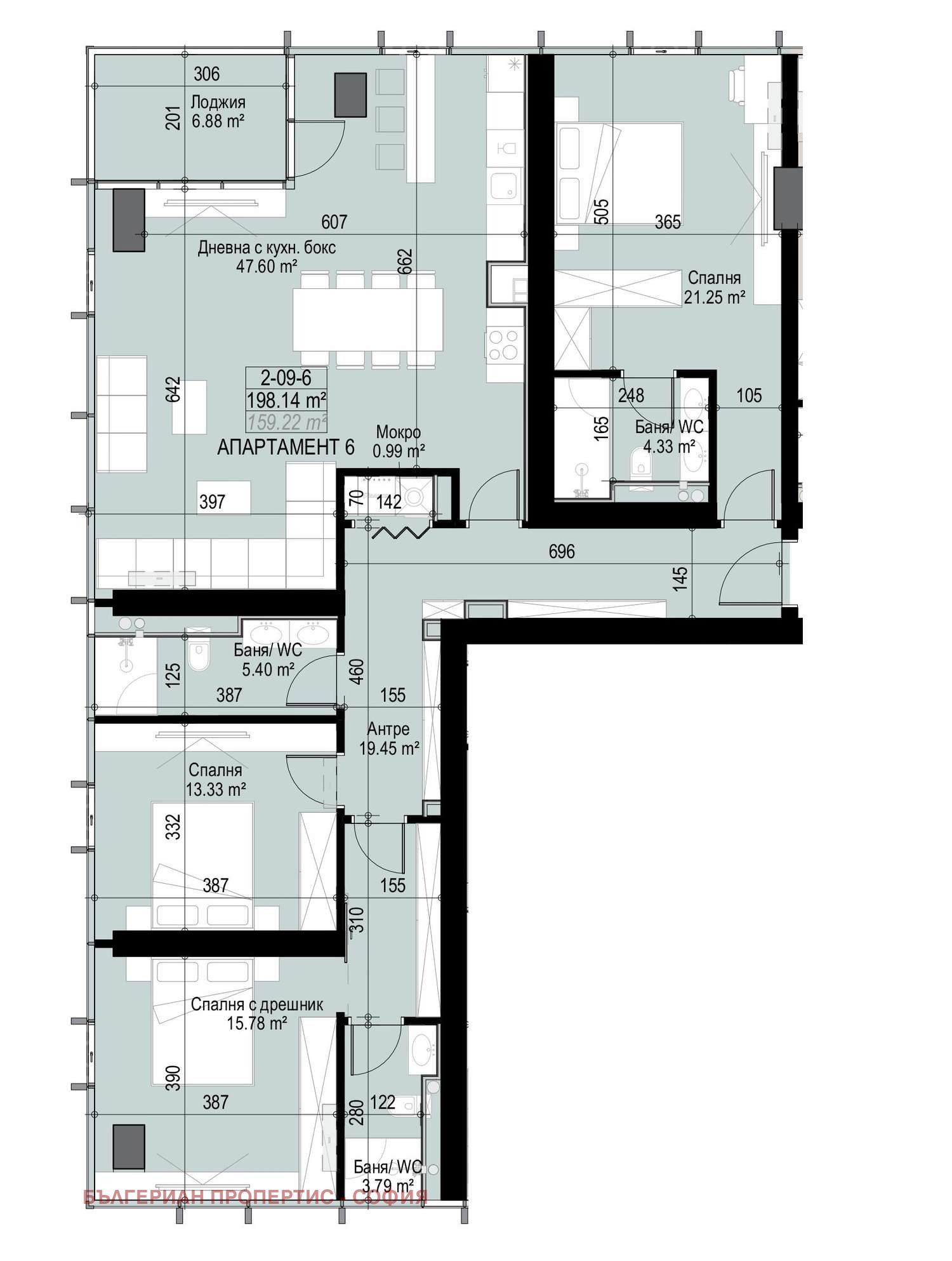 Продава 4-СТАЕН, гр. София, Манастирски ливади, снимка 4 - Апартаменти - 55307337