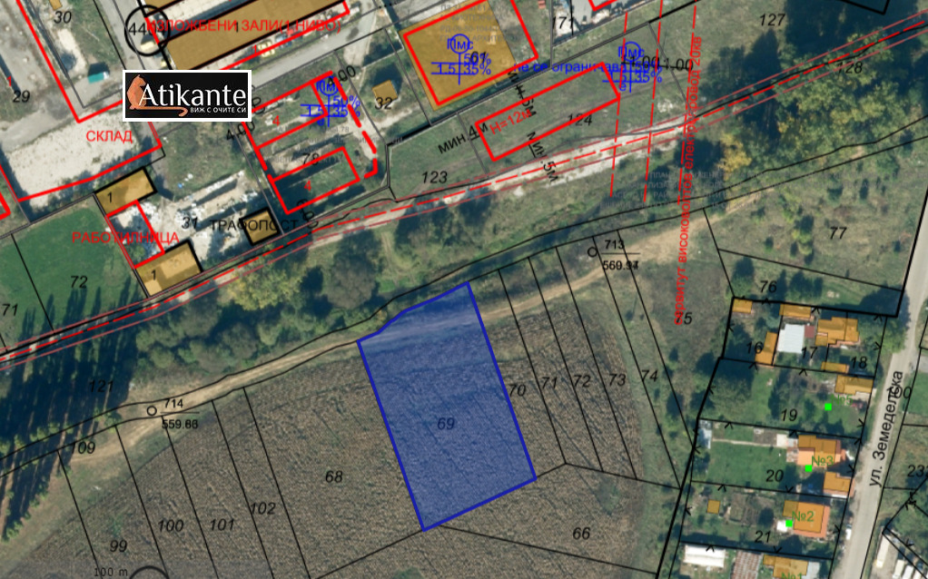 Продава ПАРЦЕЛ, гр. София, гр. Банкя, снимка 2 - Парцели - 45175454