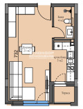 Продава  1-стаен град Пловдив , Младежки Хълм , 50 кв.м | 58039443 - изображение [4]