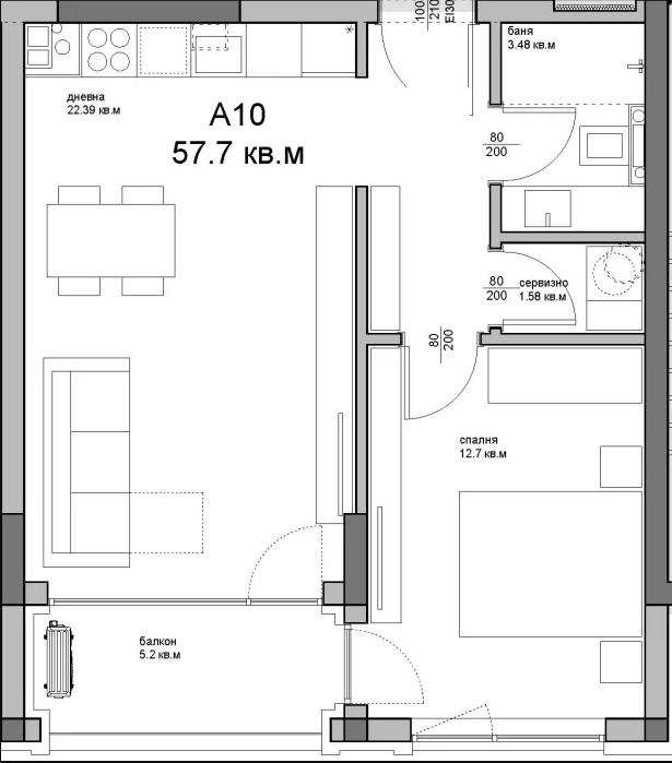 À venda  1 quarto Varna , Asparuhovo , 69 m² | 66962220 - imagem [14]