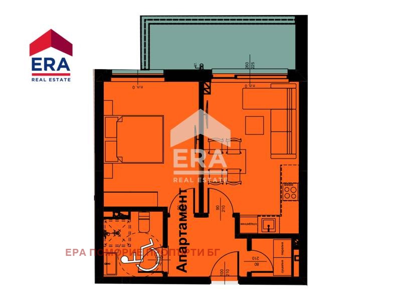 Satılık  1 yatak odası bölge Burgaz , Pomorie , 53 metrekare | 81076819 - görüntü [4]