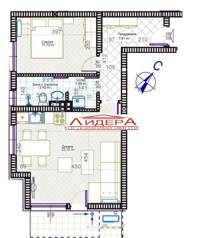 Продава 2-СТАЕН, гр. Пловдив, Христо Смирненски, снимка 2 - Апартаменти - 52130630