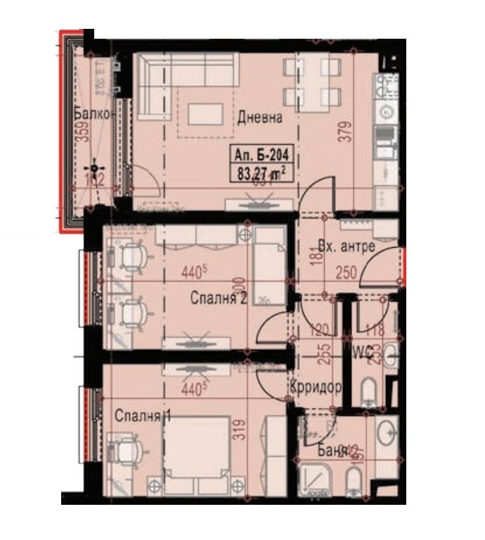 Продава 3-СТАЕН, гр. София, Малинова долина, снимка 2 - Aпартаменти - 46670479