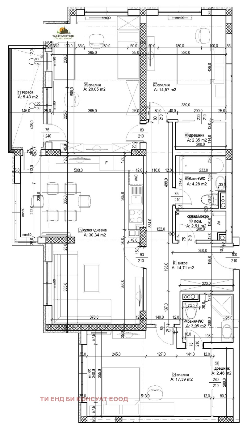 En venta  3 dormitorios Sofia , Krastova vada , 159 metros cuadrados | 81699632 - imagen [5]