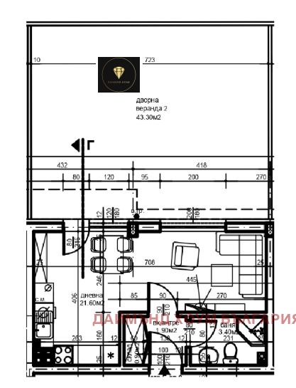 En venta  Estudio Plovdiv , Jristo Smirnenski , 83 metros cuadrados | 55716699 - imagen [2]