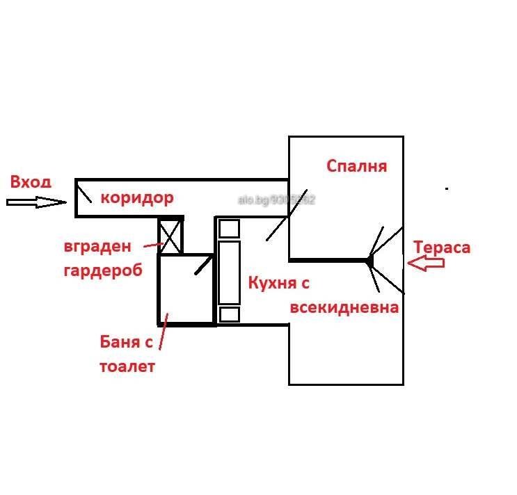 Продается  1 спальня Варна , Окръжна болница-Генерали , 46 кв.м | 48298730 - изображение [6]