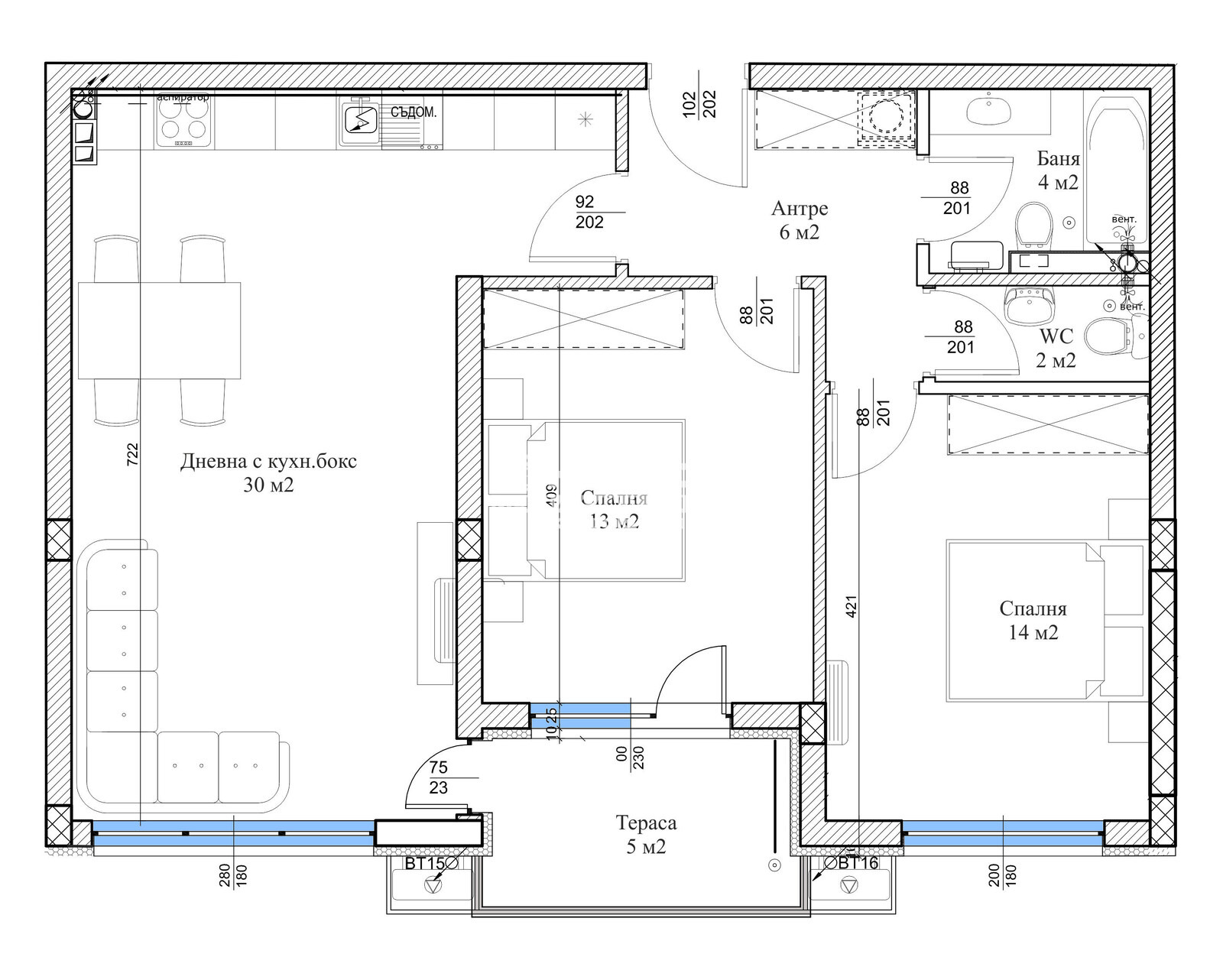 Продава 3-СТАЕН, гр. Пловдив, Остромила, снимка 3 - Апартаменти - 54425142