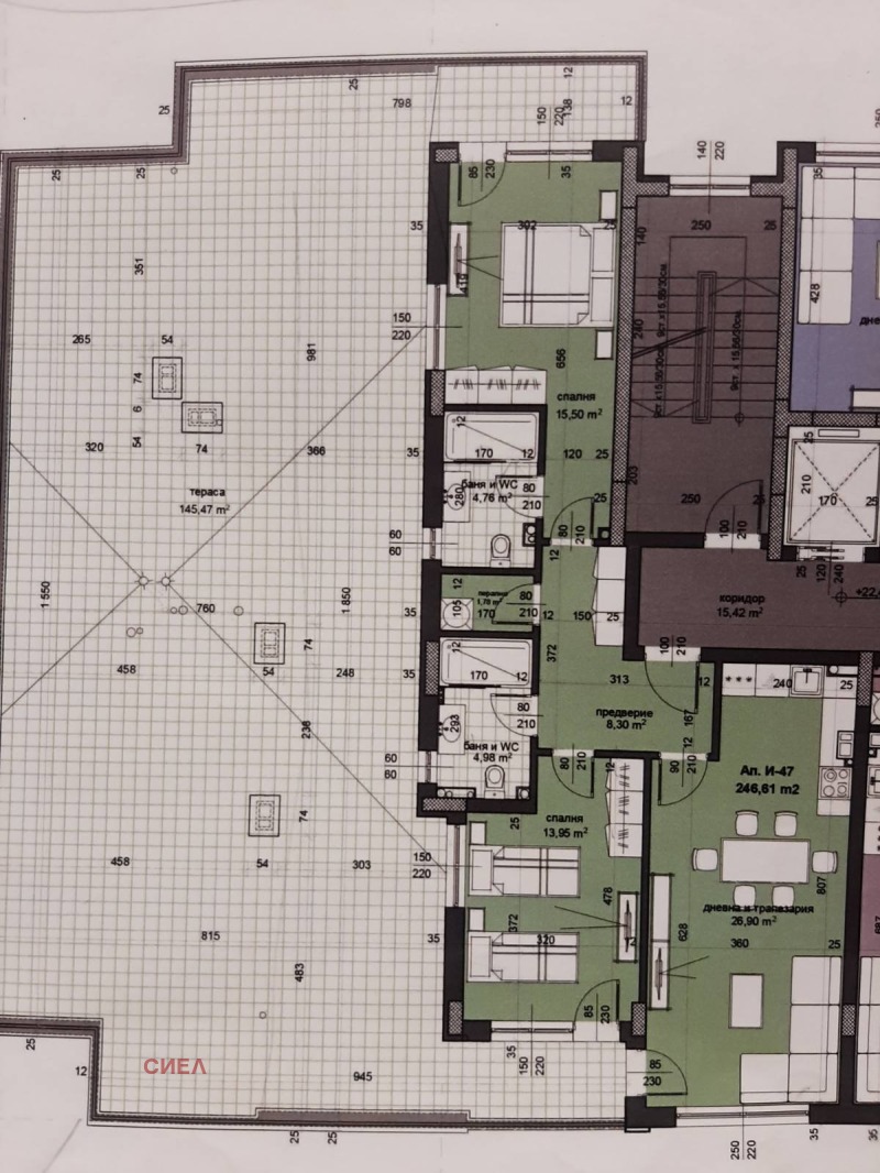 Te koop  2 slaapkamers Plovdiv , Christo Smirnenski , 200 m² | 79519964