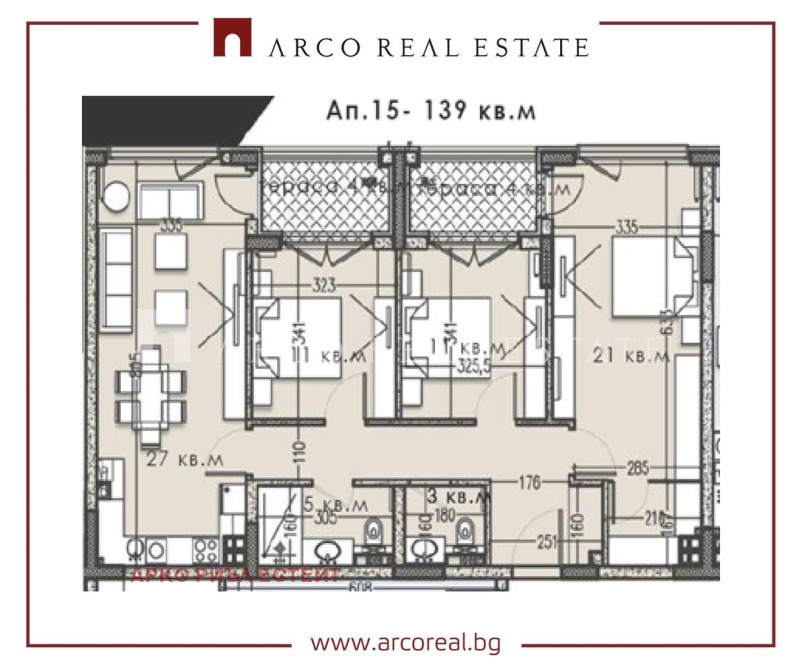 Продава 4-СТАЕН, гр. София, Кръстова вада, снимка 2 - Aпартаменти - 48947151