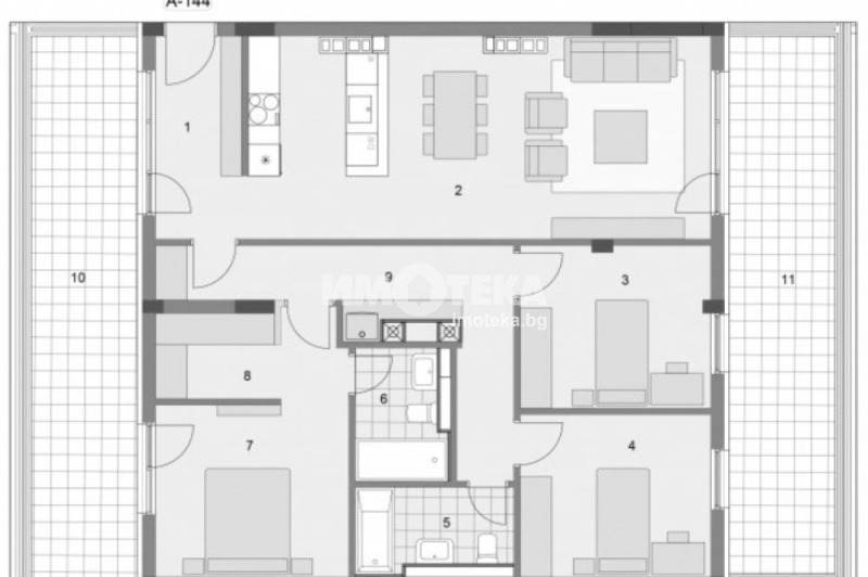 Продава МНОГОСТАЕН, гр. София, Манастирски ливади, снимка 4 - Aпартаменти - 47444941