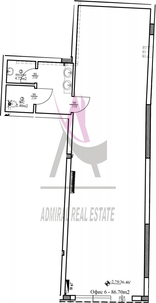 In vendita  Ufficio Varna , Tsentar , 98 mq | 49439506 - Immagine [2]