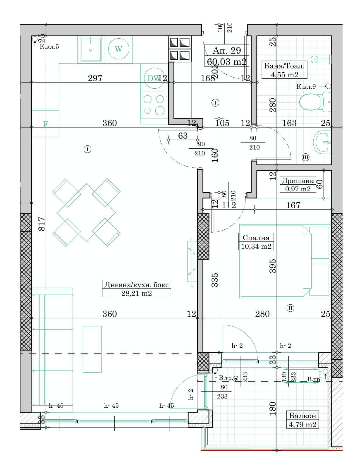 Продава 2-СТАЕН, гр. Варна, Левски 1, снимка 2 - Апартаменти - 51282939