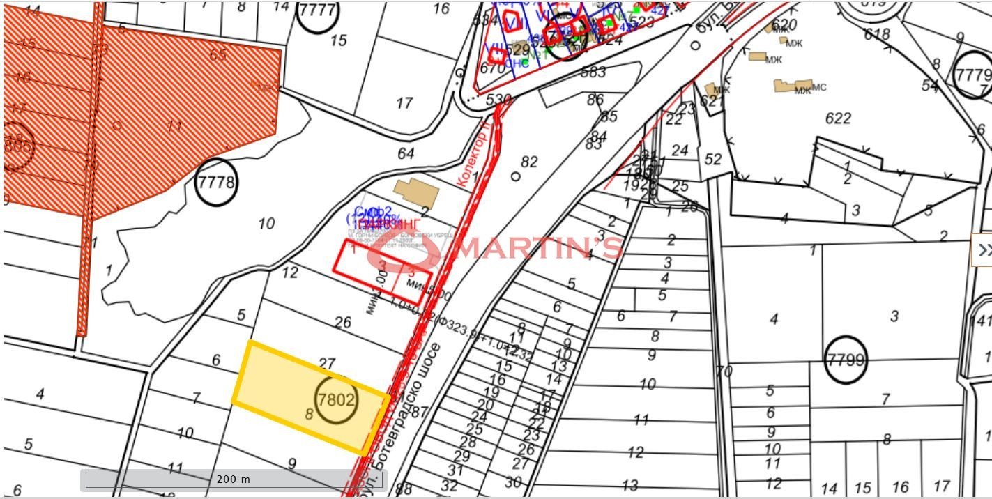 Продава ПАРЦЕЛ, гр. София, с. Горни Богров, снимка 2 - Парцели - 50164369