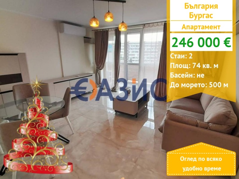 Продава 2-СТАЕН, гр. Бургас, Център