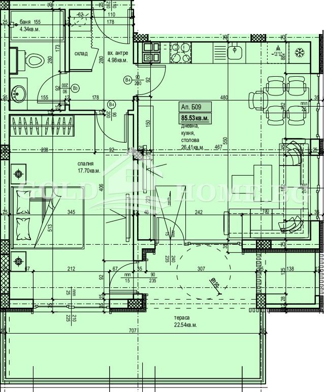 Продава 2-СТАЕН, гр. Пловдив, Христо Смирненски, снимка 9 - Апартаменти - 54520952