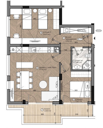 Na sprzedaż  2 sypialnie Sofia , Malinowa dolina , 99 mkw | 45656844