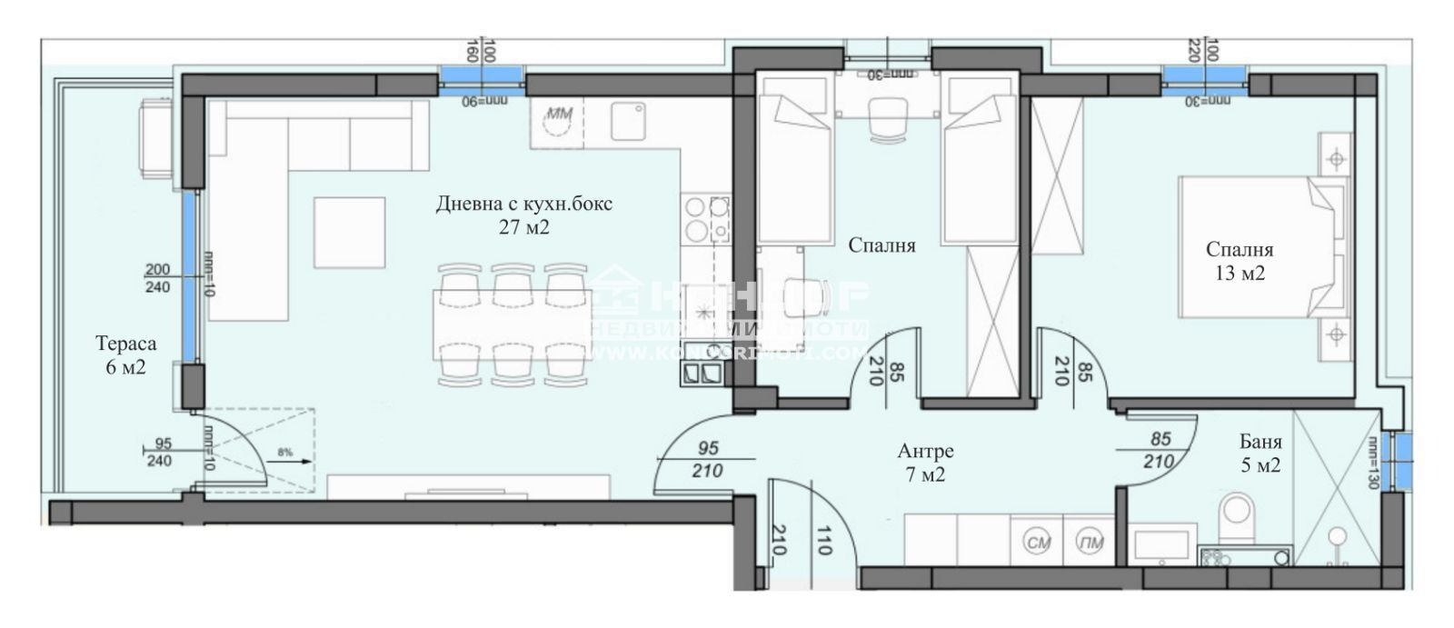 Продава 3-СТАЕН, гр. Пловдив, Остромила, снимка 2 - Апартаменти - 52646576