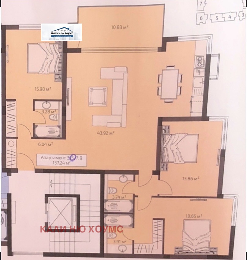 Продава МНОГОСТАЕН, гр. София, Манастирски ливади, снимка 17 - Апартаменти - 55366126