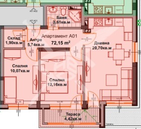 3-СТАЕН, 81 m2