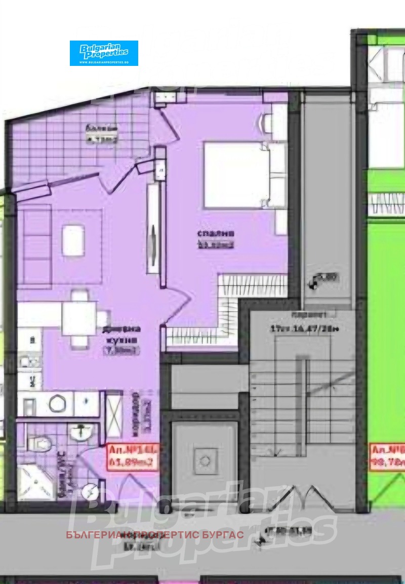 Продава 2-СТАЕН, гр. Бургас, област Бургас, снимка 6 - Апартаменти - 53462921