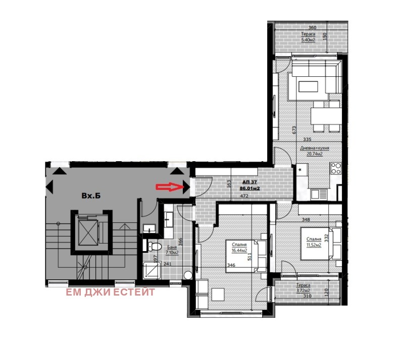 Продава 3-СТАЕН, гр. Царево, област Бургас, снимка 2 - Апартаменти - 53174279