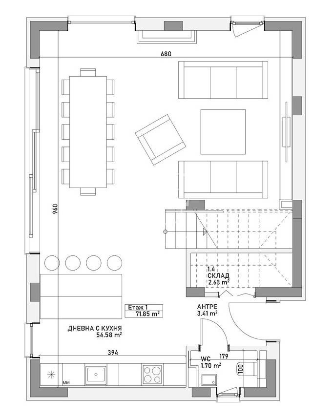 Продава КЪЩА, гр. София, с. Панчарево, снимка 5 - Къщи - 54035702